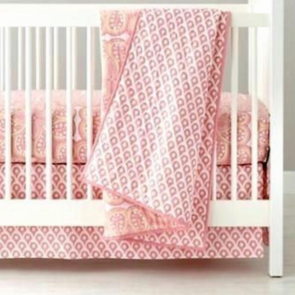Land of the Nod -Crib girls bedding